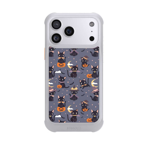 Apple iPhone 17 Pro Max NIVOmax Cute Halloween Witch Cats and Pumpkins