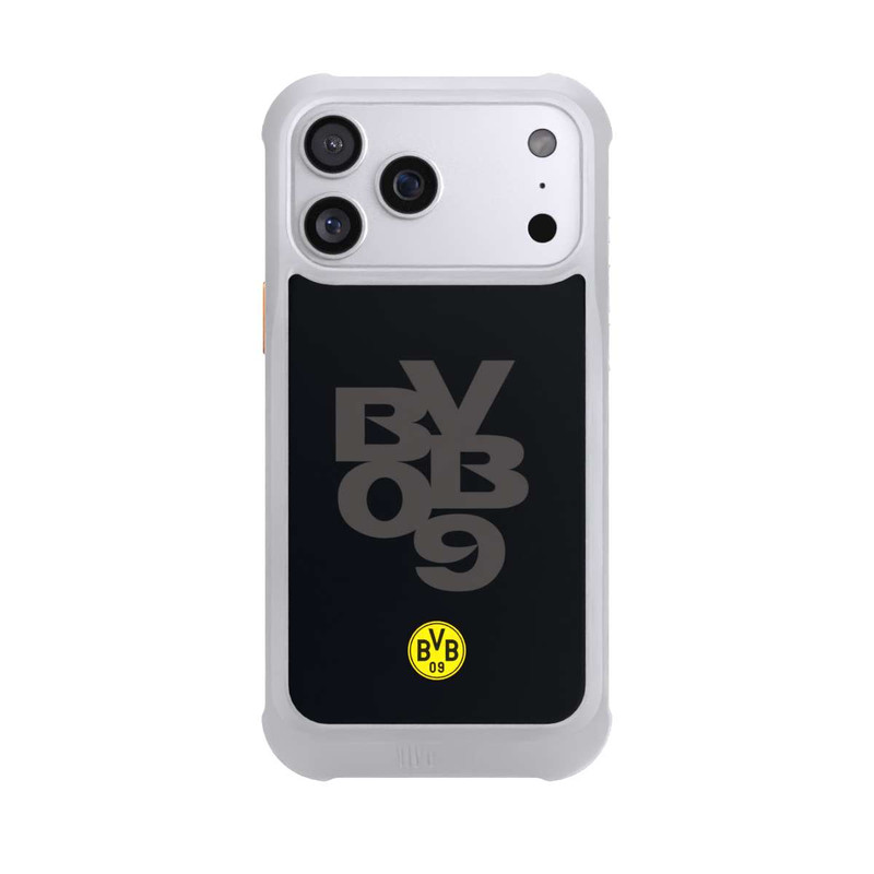 iPhone 17 Pro Max NIVOmax BVB09 Grau Schwarz