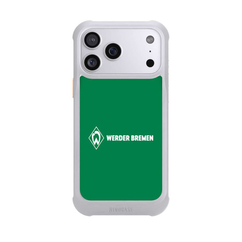 Apple iPhone 17 Pro Max NIVOmax Werder Bremen Schriftzug Raute Grün