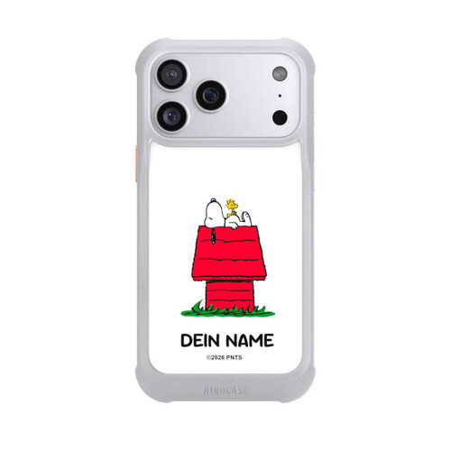 Apple iPhone 17 Pro Max NIVOmax Snoopy and Woodstock Classic Personalisierbar
