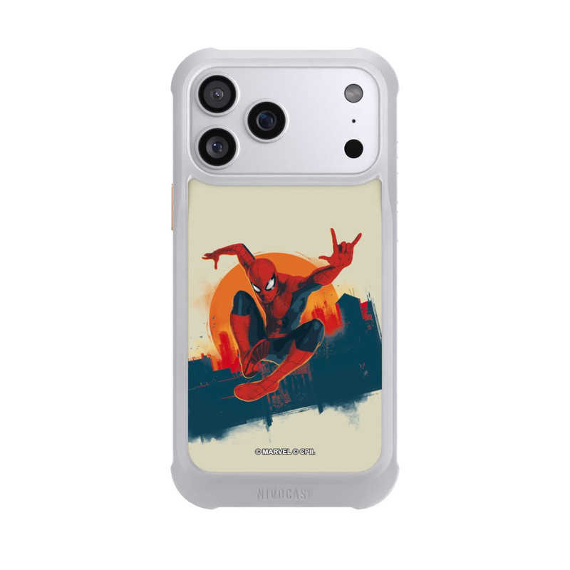 iPhone 17 Pro Max NIVOmax Spider-Man Hero Force beige
