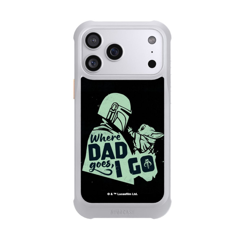 iPhone 17 Pro Max NIVOmax Grogu - Where dad goes,I go