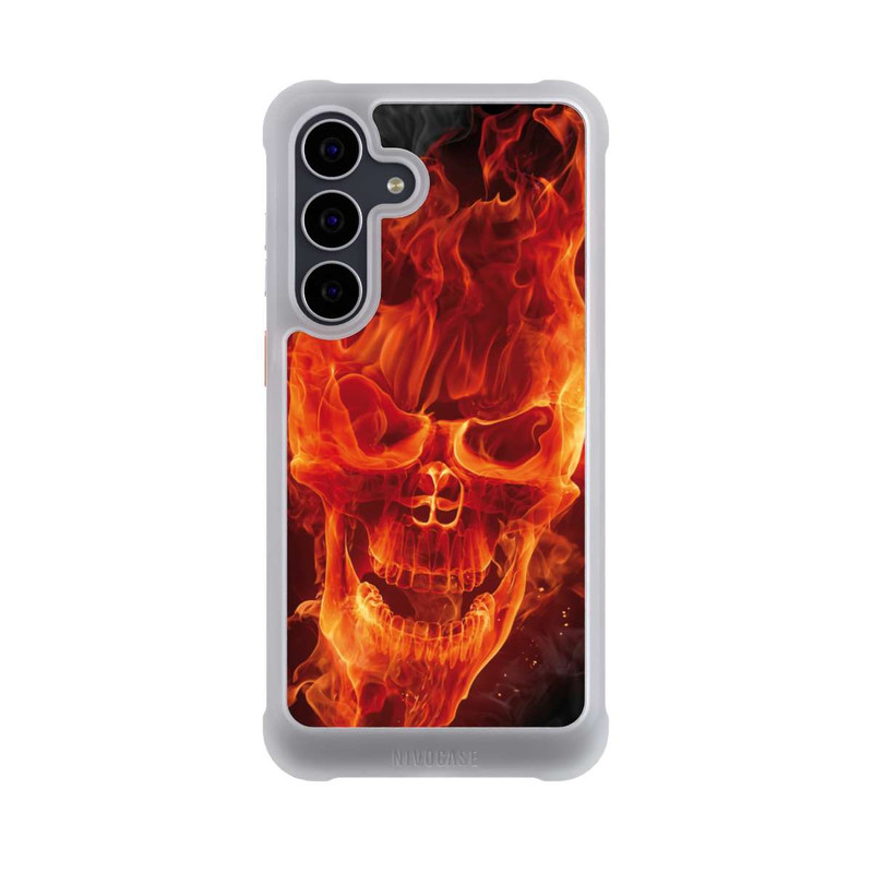 Galaxy S25 FE NIVOmax Burning Skull