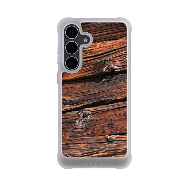 Galaxy S25 FE NIVOmax Verwitterte Holzplanken