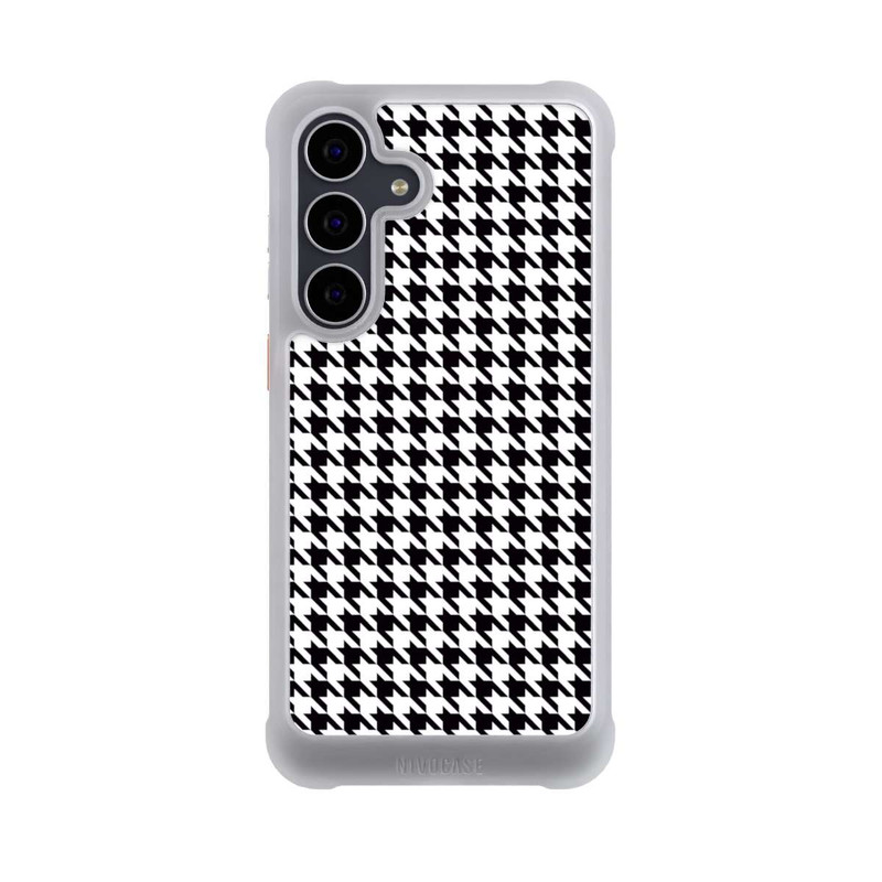 Galaxy S25 FE NIVOmax Houndstooth black-white