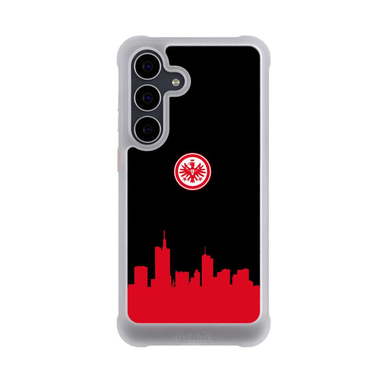 Galaxy S25 FE NIVOmax Eintracht Frankfurt Skyline Rot