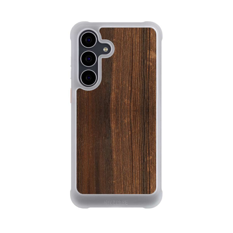 Galaxy S25 FE NIVOmax Nußbaum Holzlook