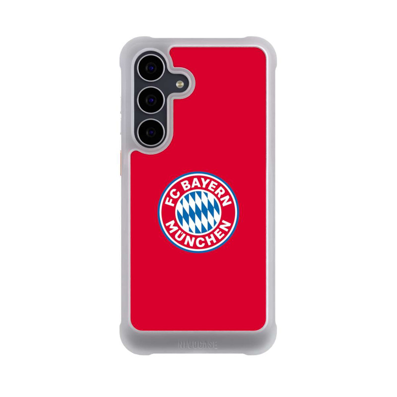 Galaxy S25 FE NIVOmax FCB Logo auf Rot