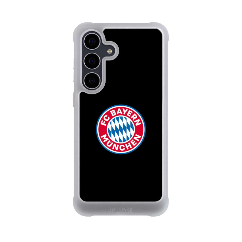 Galaxy S25 FE NIVOmax FCB Logo auf Schwarz