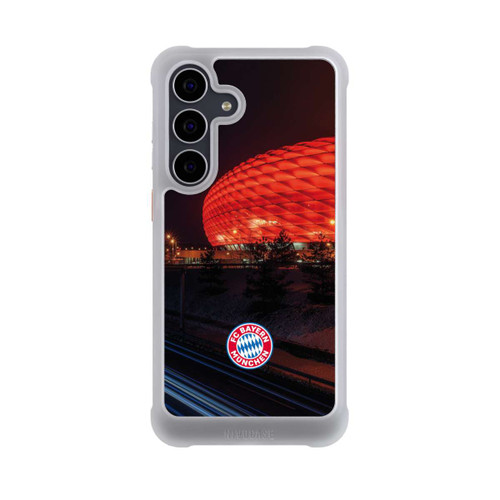 Samsung Galaxy S25 FE NIVOmax Allianz Arena bei Nacht FCB