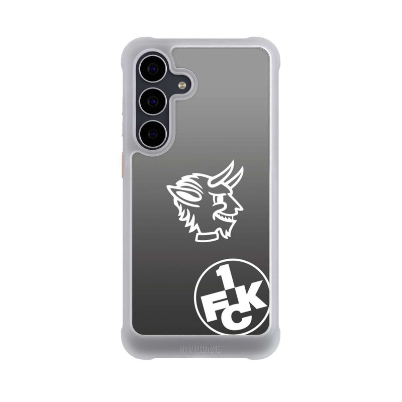 Galaxy S25 FE NIVOmax Teufelskopf FCK auf Schwarz