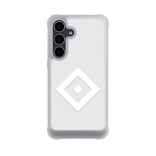 Samsung Galaxy S25 FE NIVOmax Rauten Logo auf HSV Grau