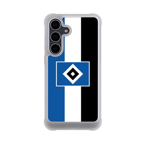 Samsung Galaxy S25 FE NIVOmax HSV Streifen - Blau-Weiß-Schwarz