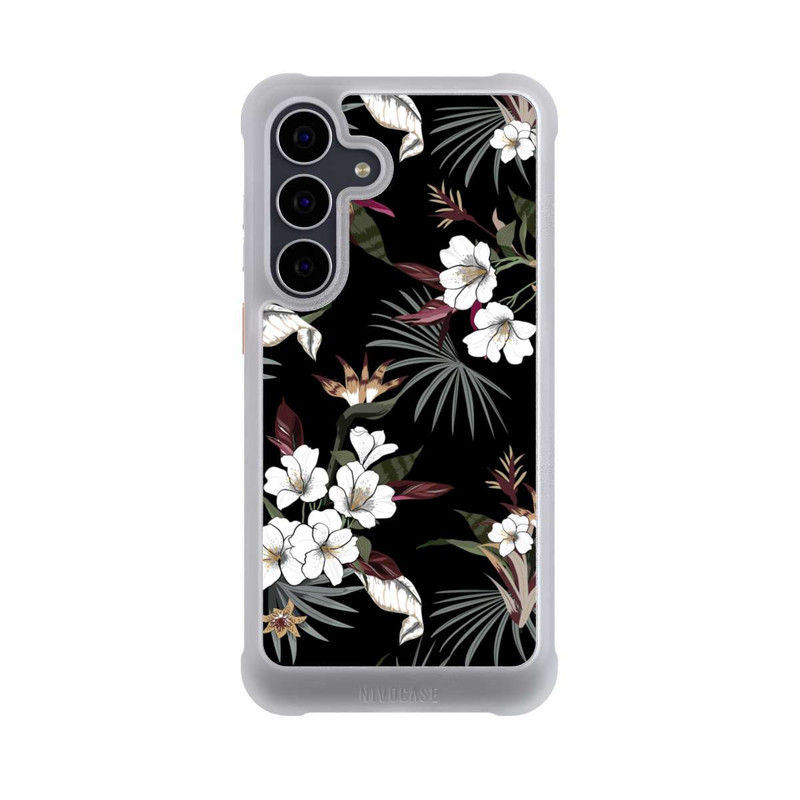 Galaxy S25 FE NIVOmax Flowers Black
