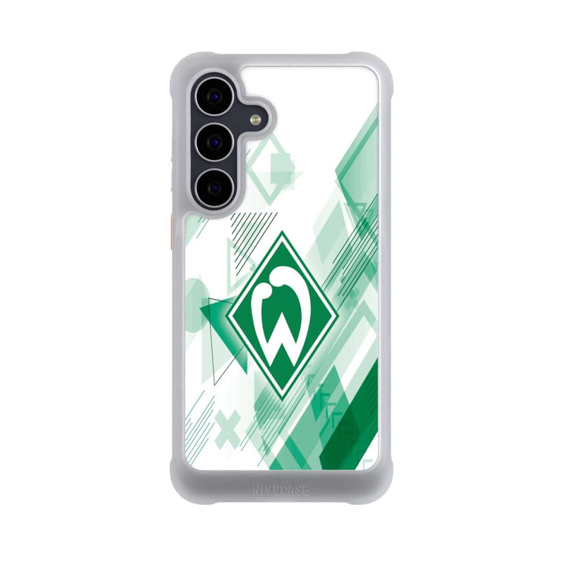 Galaxy S25 FE NIVOmax Weiße Grafikelemente - Werder Bremen