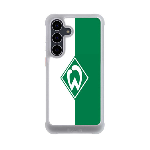 Samsung Galaxy S25 FE NIVOmax Weiß-Grün - Werder Bremen