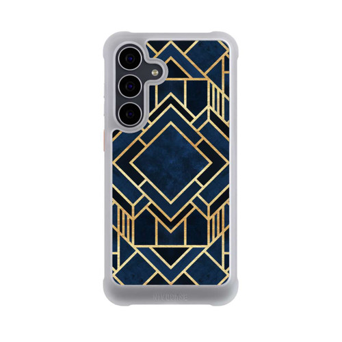 Samsung Galaxy S25 FE NIVOmax Kunst Deko Blau Golddruck