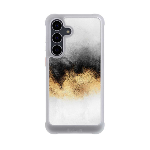 Samsung Galaxy S25 FE NIVOmax Grauer Himmelstaub Golddruck