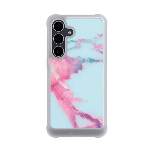 Samsung Galaxy S25 FE NIVOmax Hellblauer schillernder Adermarmor