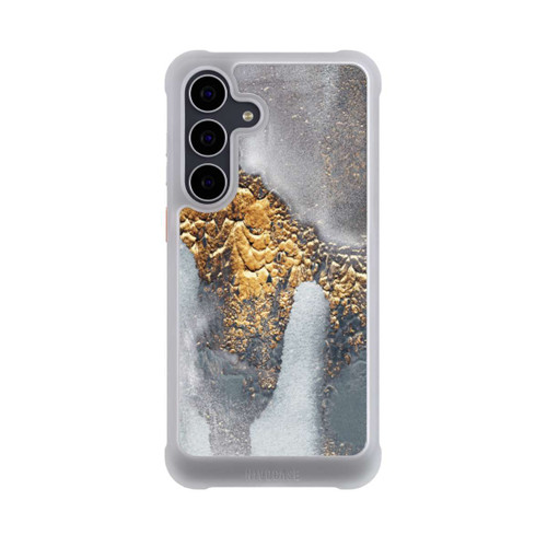 Samsung Galaxy S25 FE NIVOmax Beton-Gold-Glitzerlook
