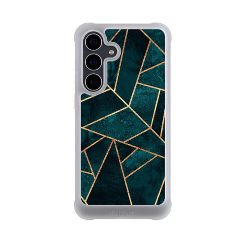 Samsung Galaxy S25 FE NIVOmax Tief Blaugrün Stein Gold Druck
