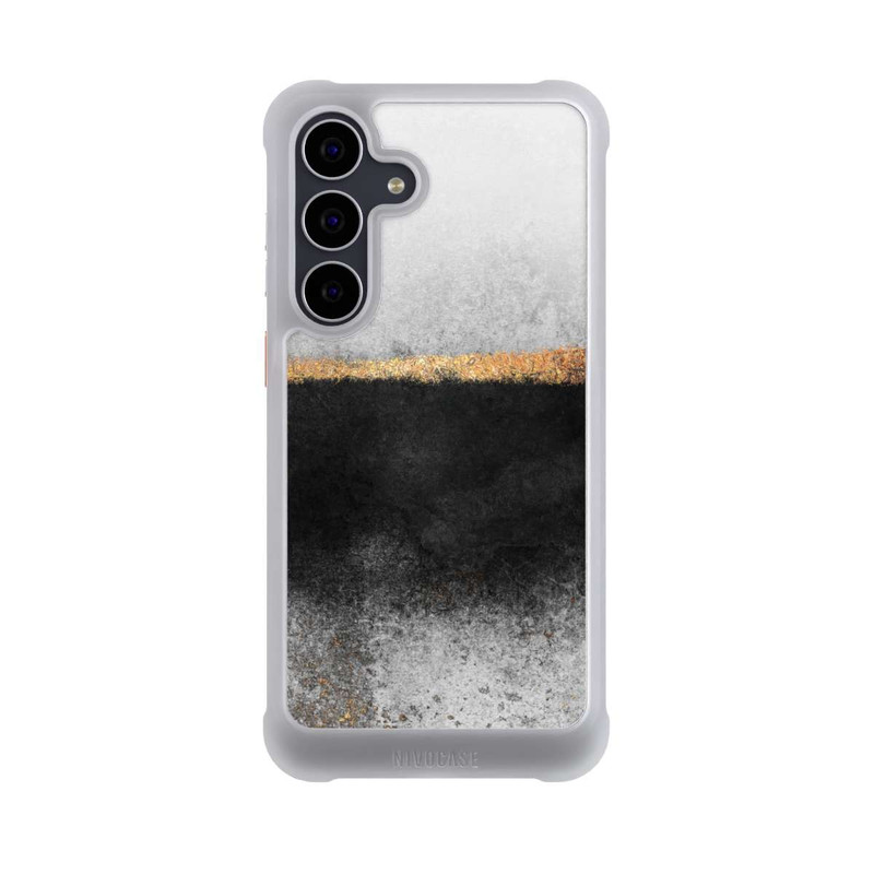 Galaxy S25 FE NIVOmax Soot and Gold Print