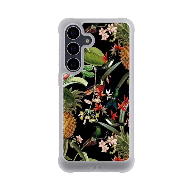 Galaxy S25 FE NIVOmax Exotische Blumen Paradiesvogel