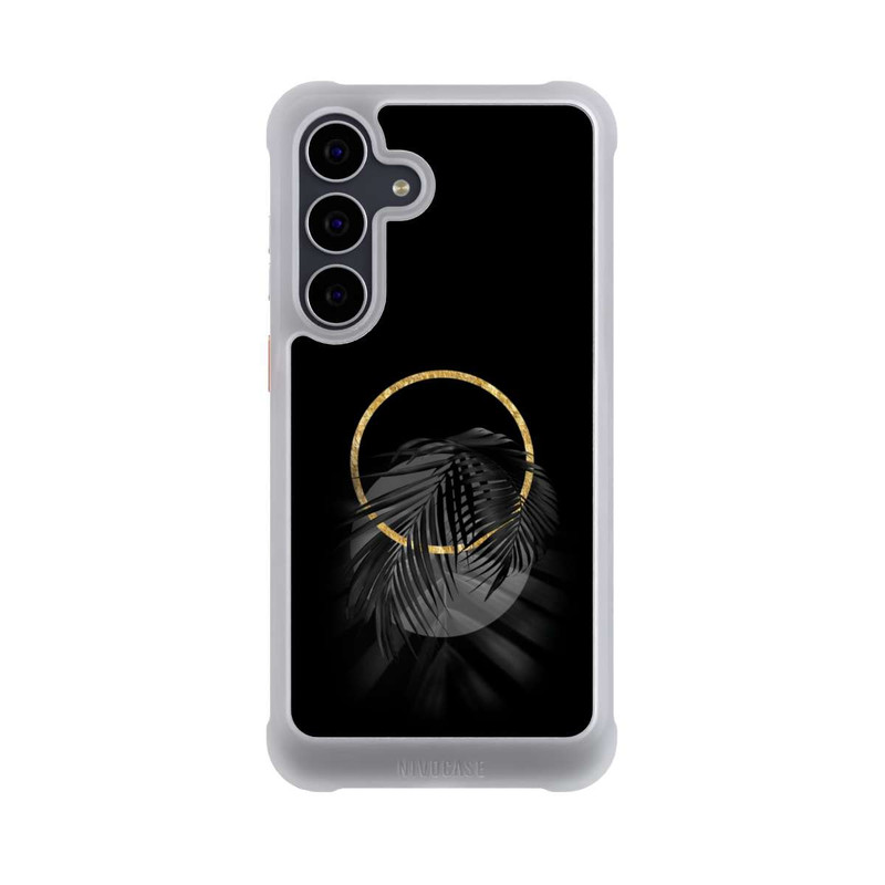 Galaxy S25 FE NIVOmax Black Tropical Leaf