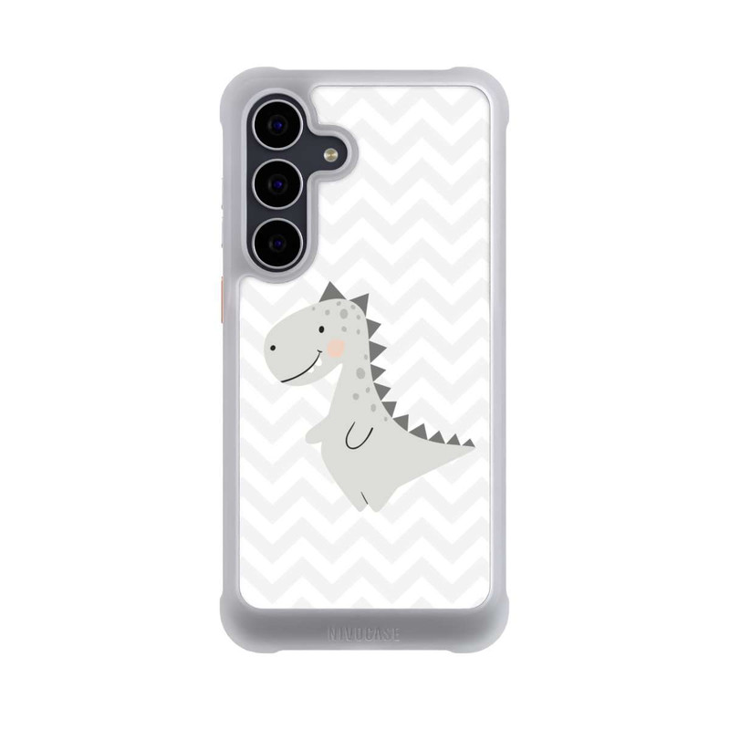Galaxy S25 FE NIVOmax Grauer Dino