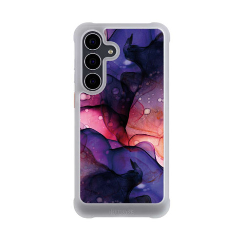 Samsung Galaxy S25 FE NIVOmax Flüssige Kunst Lila-Pink