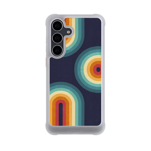 Samsung Galaxy S25 FE NIVOmax Double Rainbow on Blue