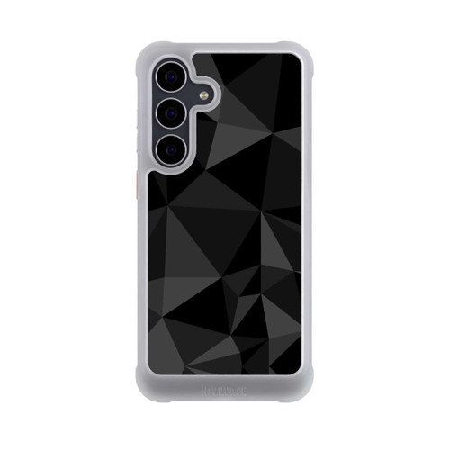 Samsung Galaxy S25 FE NIVOmax Polygonmuster schwarz