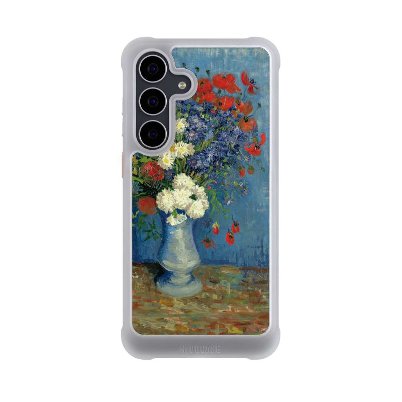 Galaxy S25 FE NIVOmax Stillleben Vase mit Kornblumen und Mohnblumen von Vincent Van Gogh
