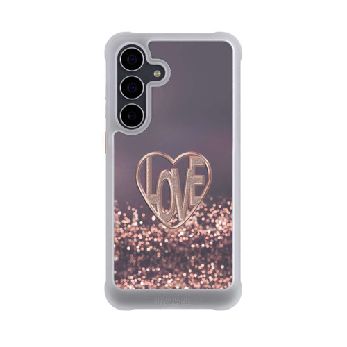 Samsung Galaxy S25 FE NIVOmax Love Glitter Pink