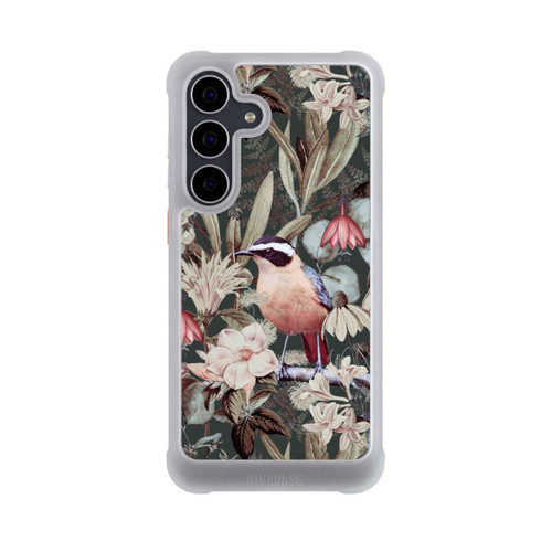 Samsung Galaxy S25 FE NIVOmax Orange Bird in Vintage Flower Pattern