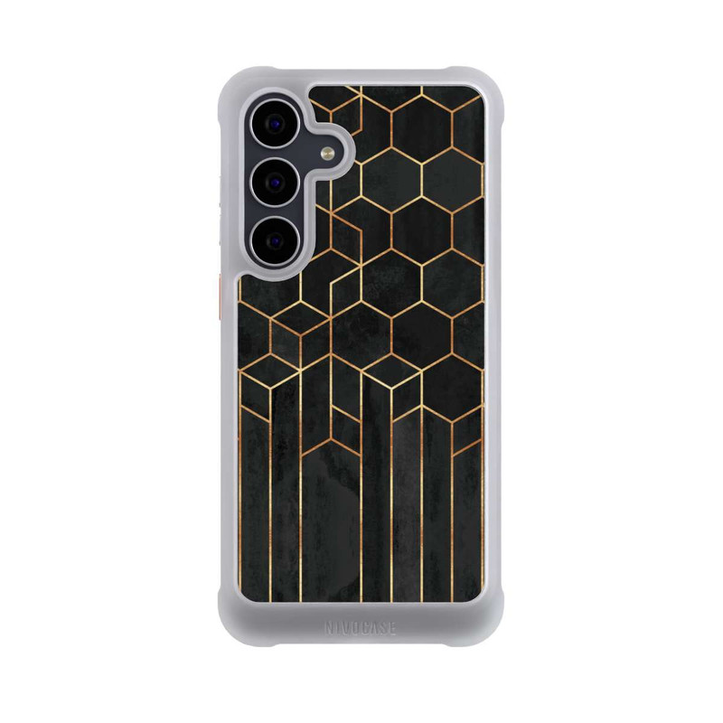 Galaxy S25 FE NIVOmax Black Hexagons
