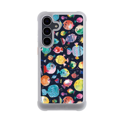 Samsung Galaxy S25 FE NIVOmax Plage Puffer poissons Enfant Marine