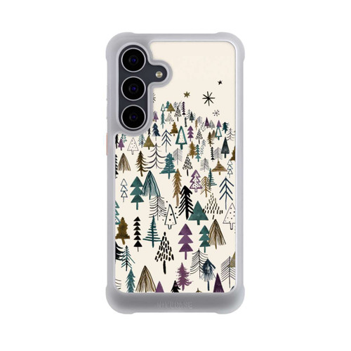 Samsung Galaxy S25 FE NIVOmax Montagne Arbres Forêt Violet
