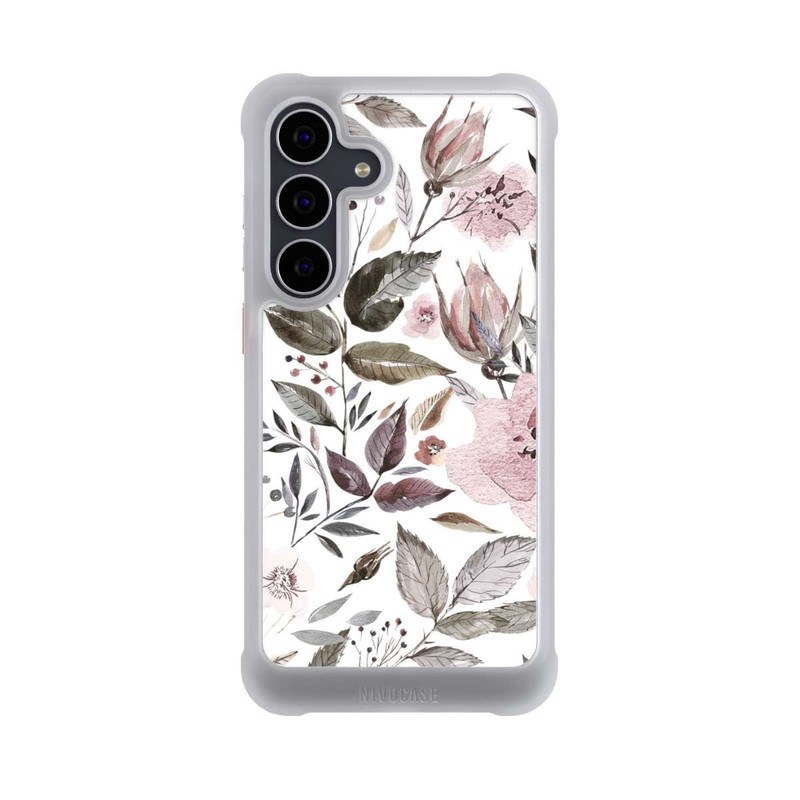 Galaxy S25 FE NIVOmax Aquarell braune Rosenblüten