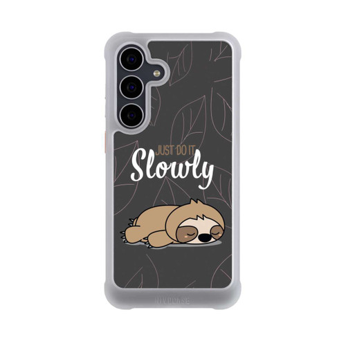Samsung Galaxy S25 FE NIVOmax Just Do It Slowly Sloth Grey