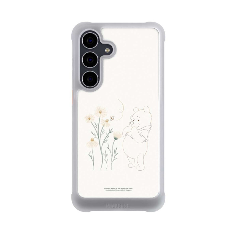 Galaxy S25 FE NIVOmax Winnie Puuh sieht sich Gänseblümchen an
