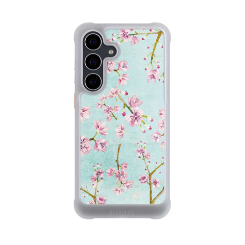 Samsung Galaxy S25 FE NIVOmax Cherry Blossom Twigs Pattern Light Blue