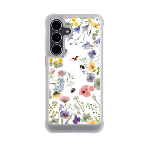 Samsung Galaxy S25 FE NIVOmax Bunte Frühlingsblumen und Bienen