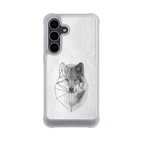 Samsung Galaxy S25 FE NIVOmax Polygonaler Wolf