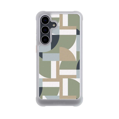 Samsung Galaxy S25 FE NIVOmax Futuristic Bauhaus Polygons Beige