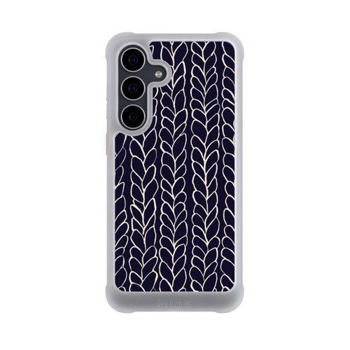 Samsung Galaxy S25 FE NIVOmax Tresses En Laine Dessins Marine