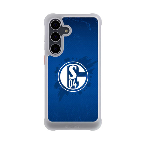 Samsung Galaxy S25 FE NIVOmax Schalke 04 Farbe Fleck Blau