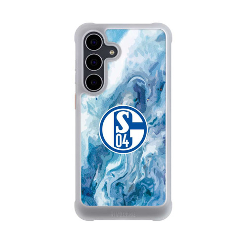 Samsung Galaxy S25 FE NIVOmax Schalke 04 Flüssig Blau