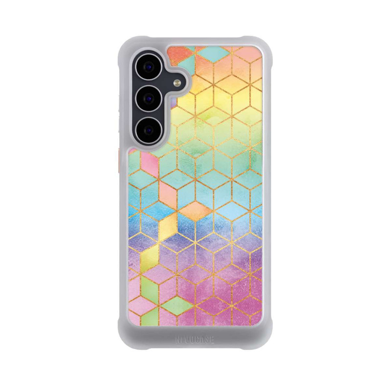 Galaxy S25 FE NIVOmax Rainbow Cubes