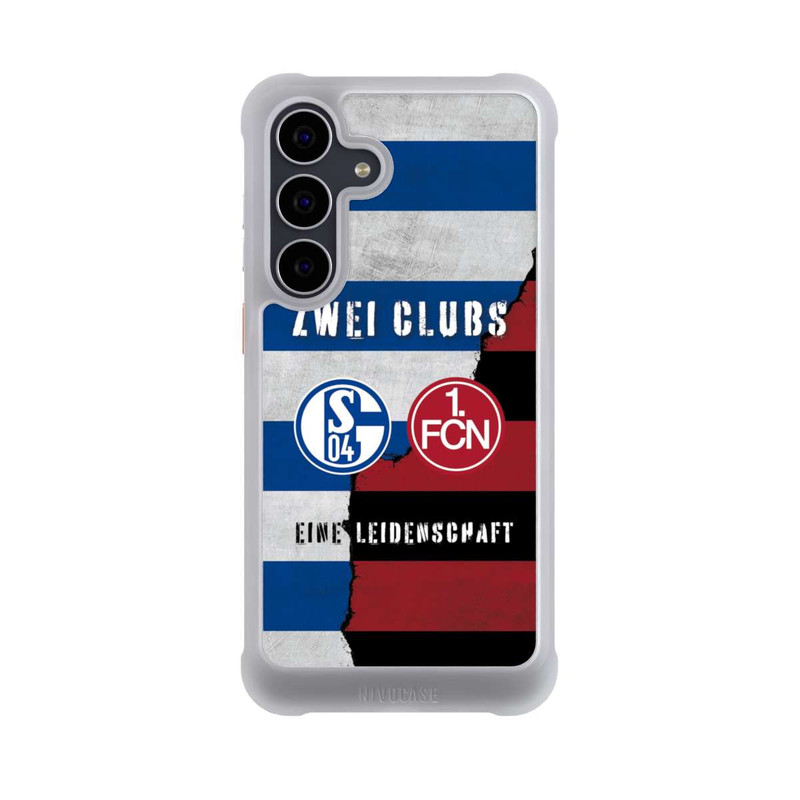 Galaxy S25 FE NIVOmax Fanfreundschaft Schalke x Nürnberg
